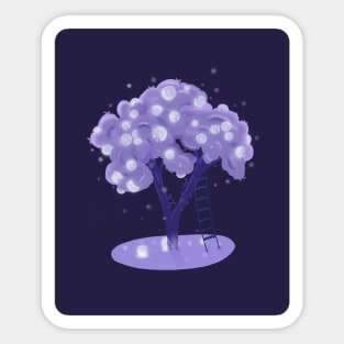 Moon fruit tree Sticker